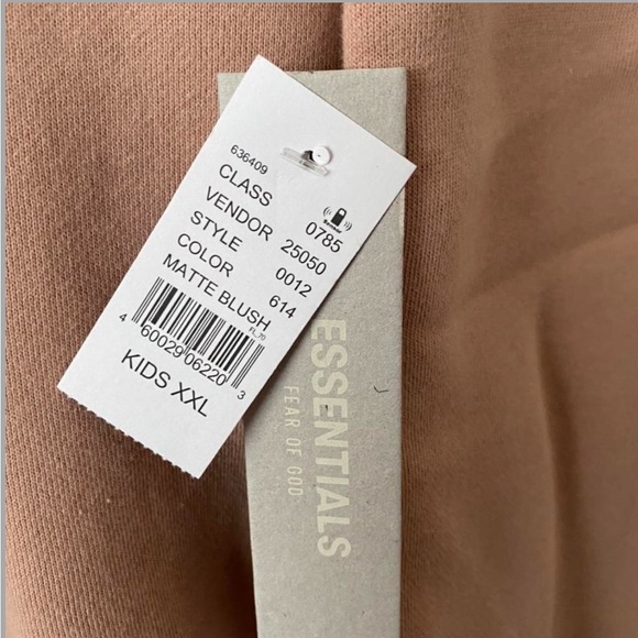 Essentials Fear Of God Matte Blush mock neck pullover sweatshirt - Picture 2 of 4